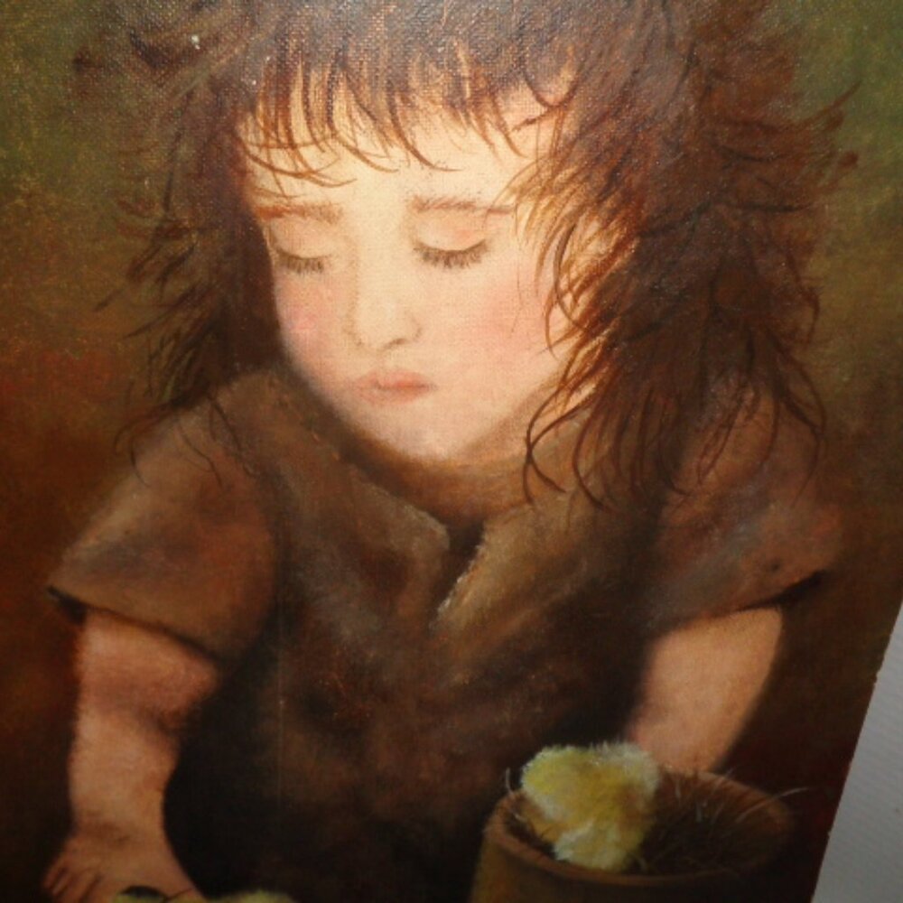 Vintage Oil Painting On Canvas Board, Signed By The Artist 20 x 16" - Picture 2 of 5